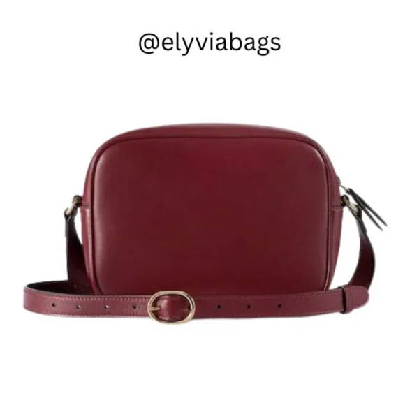 Gucci blondie leather shoulder bag back