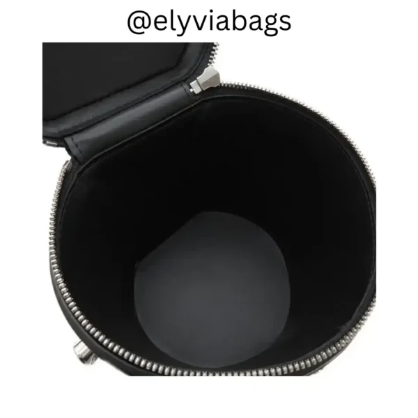 LV Cannes epi leather black inside view