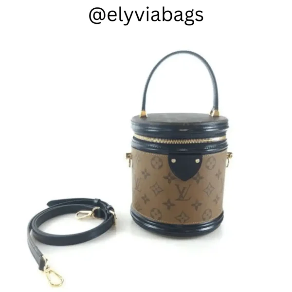 LV Cannes monogram Reverse dark brown with belt