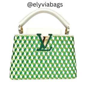 LV Capucines Mini Bag in Green