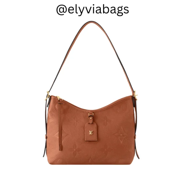 LV CarryAll PM Bag golden brown