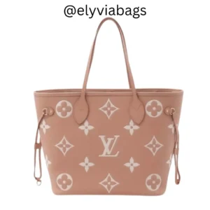 LV Neverfull MM Giant Monogram Pink