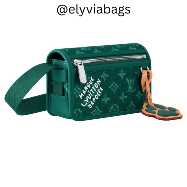 LV bosphore wearable wallet side view