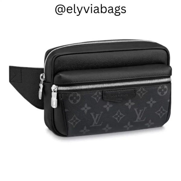 LV outdoor bumbag monogram denim black