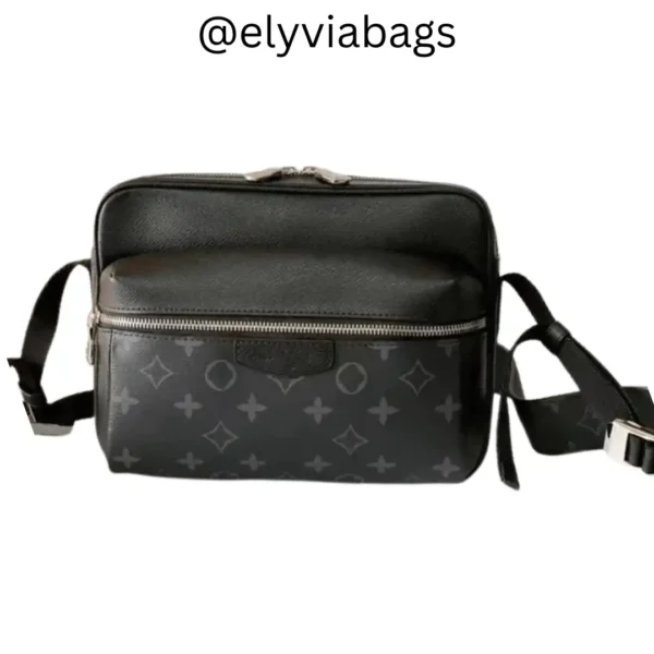 LV outdoor messenger bag black