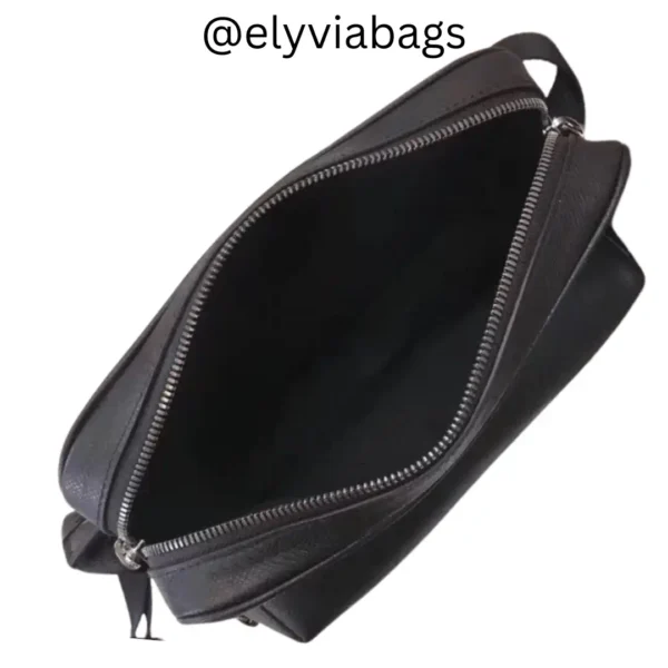 LV outdoor messenger bag black open view