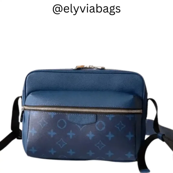 LV outdoor messenger bag blue