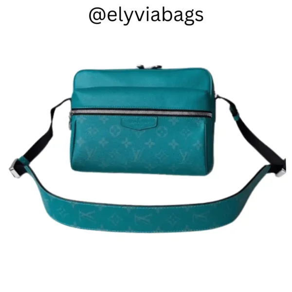 LV outdoor messenger bag sea green