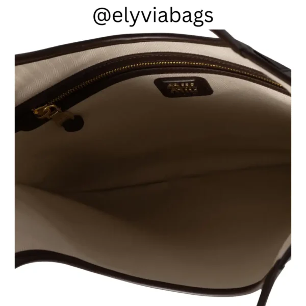 Miu-Miu Ivy Patch Leather Tote Bag Radica open view