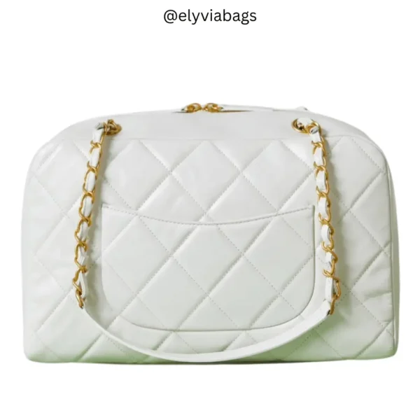 Elyviabags-Chanel Inspired Bowling Bag - Image 4