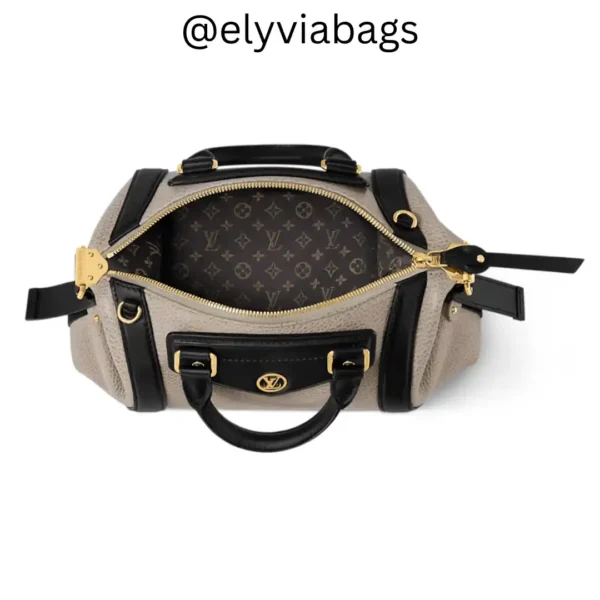 lv Biker PM Bag Cream open view