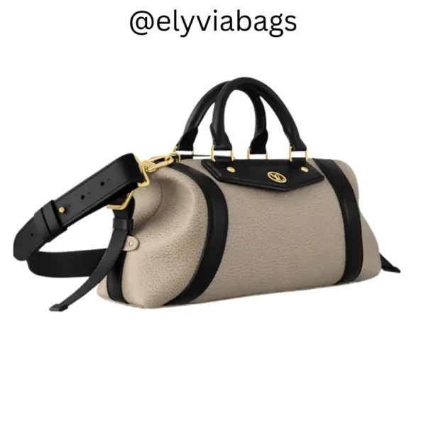 lv Biker PM Bag Cream side view