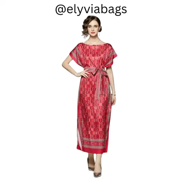 maxi Women Dress red