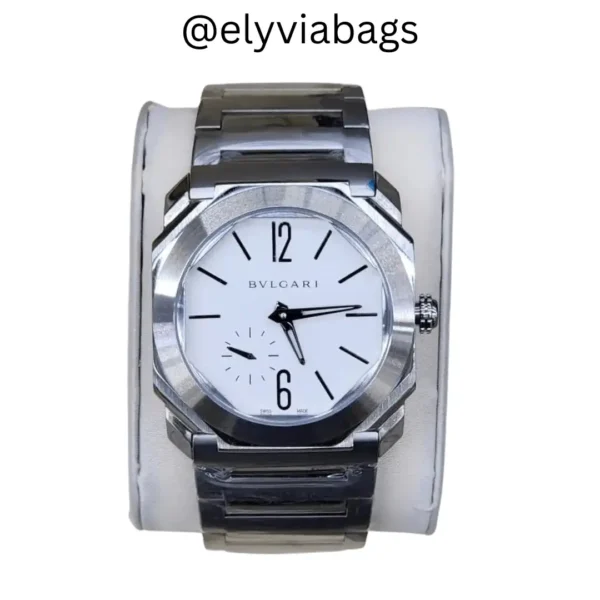 Bvlgari Octo Finissimo watch Shiny silver
