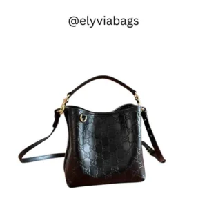 GG Emblem Small Bucket Bag
