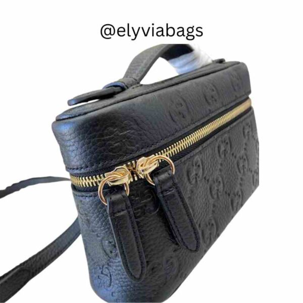 GG Emblem mini shoulder bag side