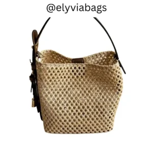 LV All in BB Bag in Raffia
