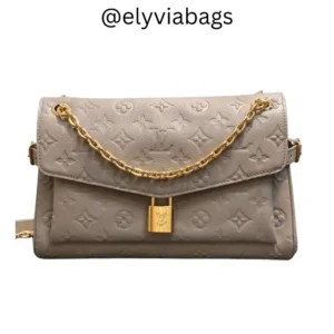 LV Anytime Flap Bag Beige