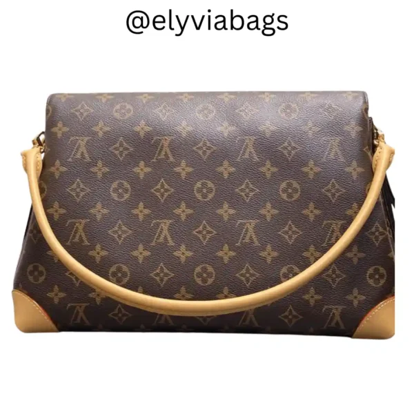 LV HIDE AWAY Medium Gloves back view