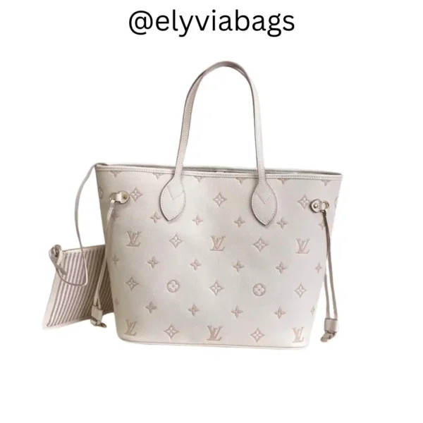 LV Neverfull MM vs GM with pouch