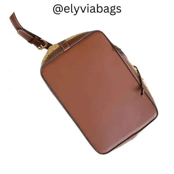 LV Noé BB Raffia Bag bottom view