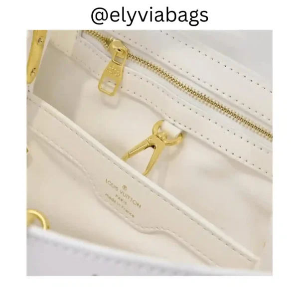 LV x TM Capucines Mini open view