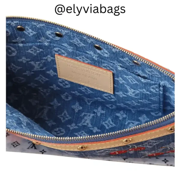 LV x TM Pochette Accessories open view