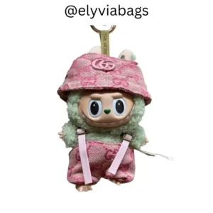 Pink Macaron Labubu GG Outfit Doll