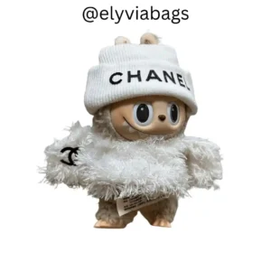 White labubu Chanel doll