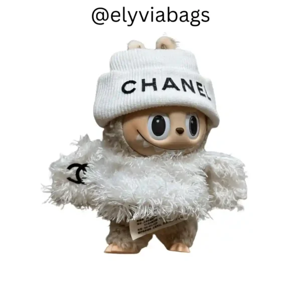 White labubu Chanel doll