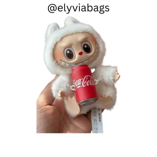 cocacola labubu red tin
