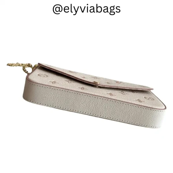 felicie pochette lv bottom view