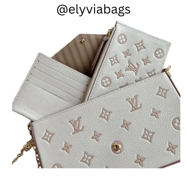 felicie pochette lv inside view