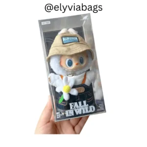 labubu fall in wild keychain