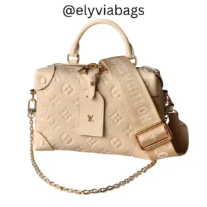 lv Petite Malle Souple Handbag Cream