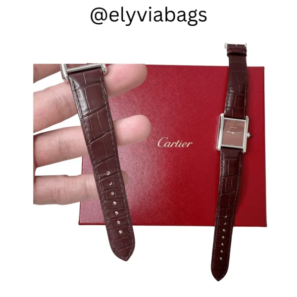 Cartier tank Louis without crystals bracelet view