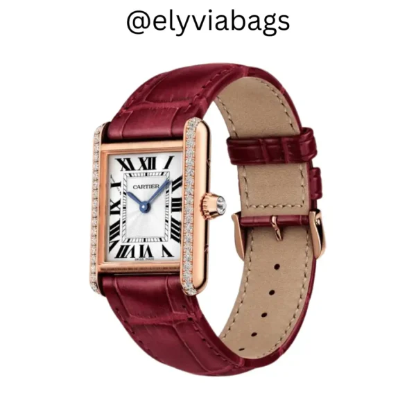 cartier tank louis large model 33.7 mm tilt view