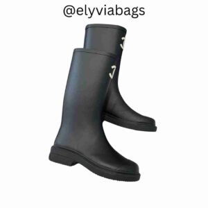 Caoutchouk High Boots black side view