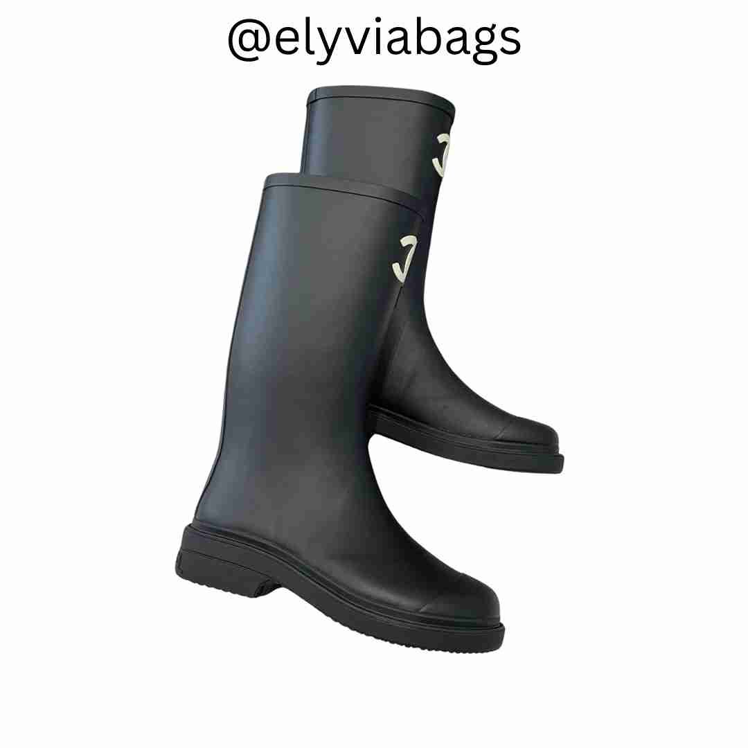 Caoutchouk High Boots black side view