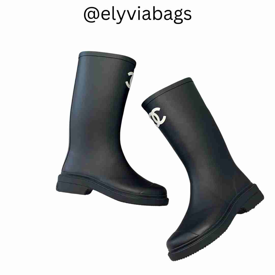 Caoutchouk High Boots black