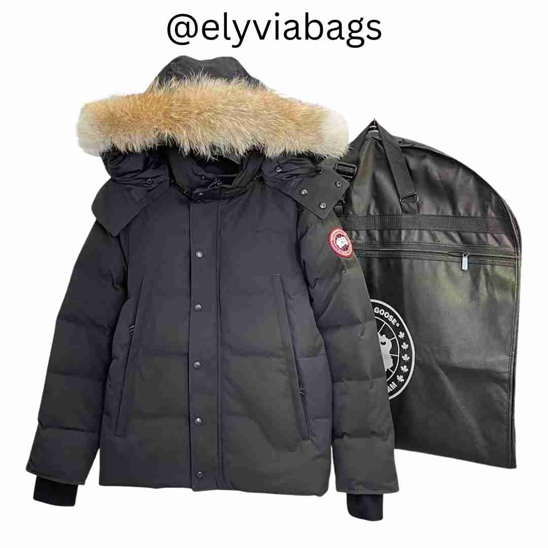 Fur Jacket black elyviabags